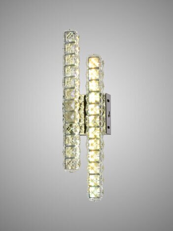 Aplica LED 20W Krystal Lines, LED inclus, 2 surse de iluminare, Lumina: Cald, Natural, Rece