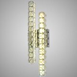 Aplica LED 20W Krystal Lines, LED inclus, 2 surse de iluminare, Lumina: Cald, Natural, Rece
